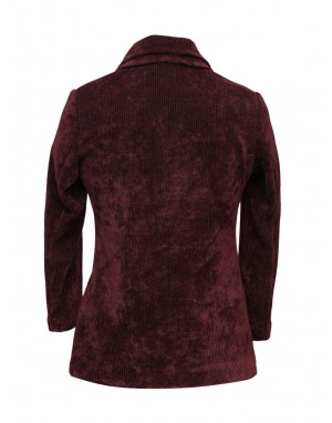 Girls Coat  Frappe Wine